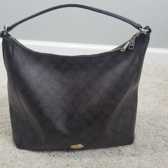 Coach Handbags - COACH SIGNATURE EDIE 31 SHOULDER BAG BROWN